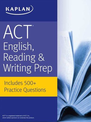 cover image of ACT English, Reading, & Writing Prep